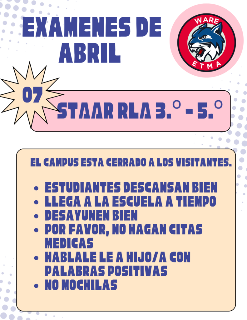 Announcements/Anuncios