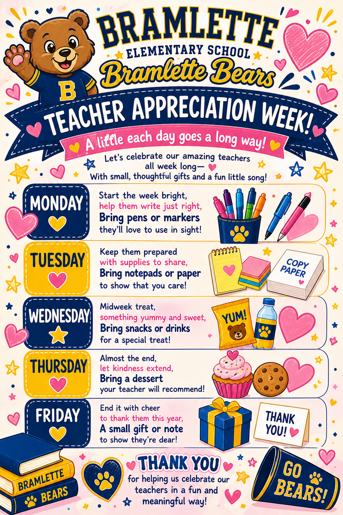 Teacher Appreciation Flyer. See post for details.