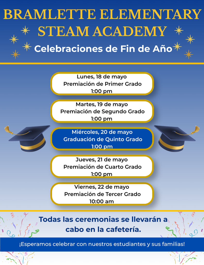 Student Awards Schedule