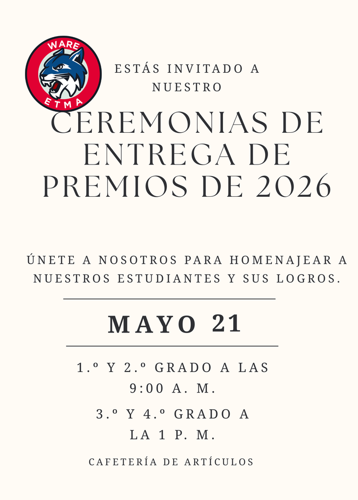 Announcements/Anuncios