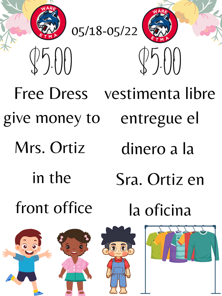 Announcements/Anuncios