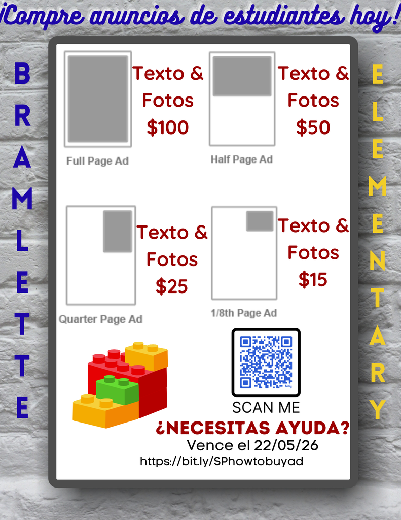 Student Ad prices Spanish