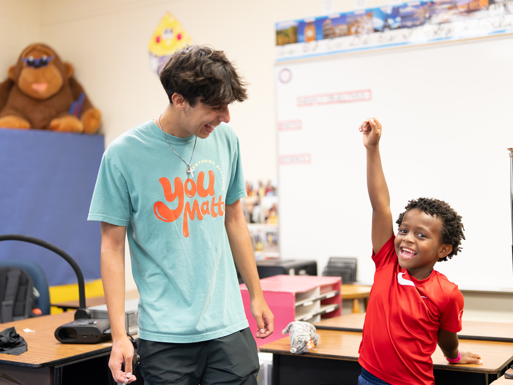 student with mentor