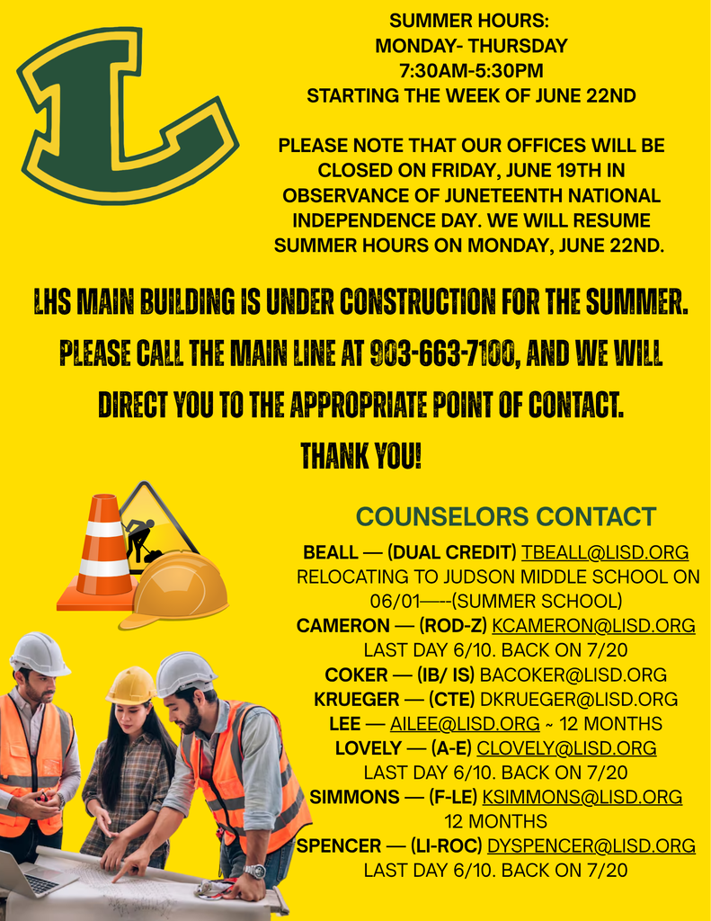 LHS - Under Construction