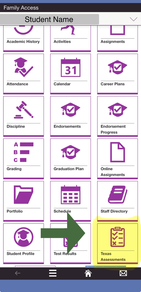 Texas Assessment Tile in Qmlativ