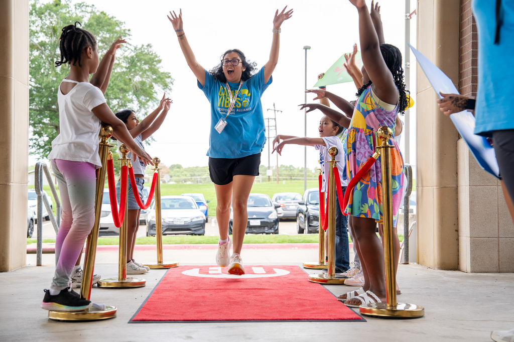 counselor cheering