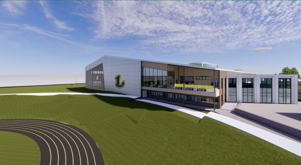 Rendering of the new Multipurpose Building