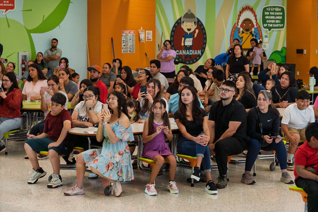 parents watching performance