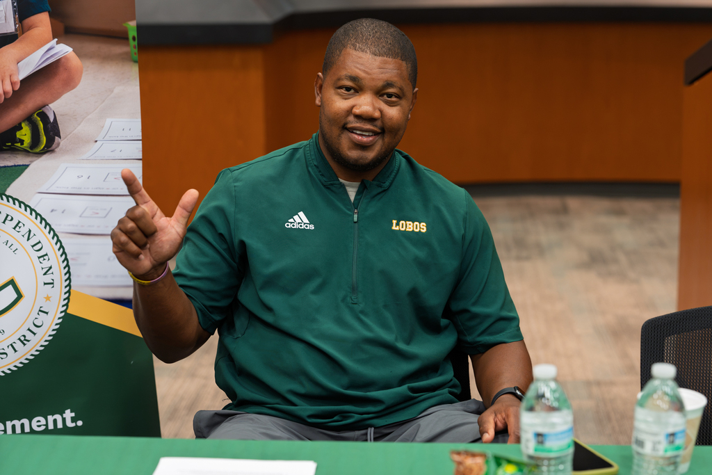 Coach Hamilton Rocking the "Rocking L"