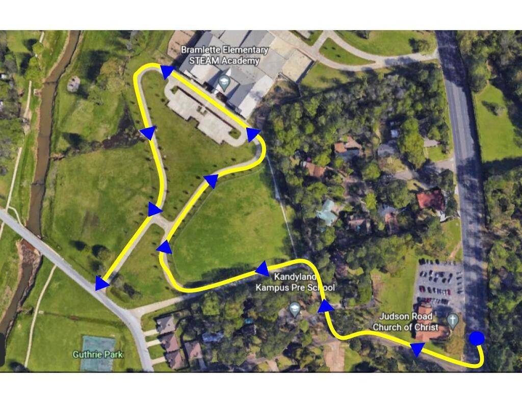 How to drive into the campus from Judson Rd.