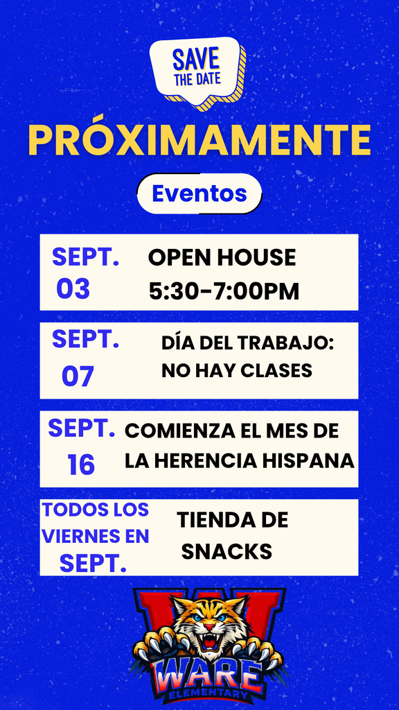Announcements/Anuncio