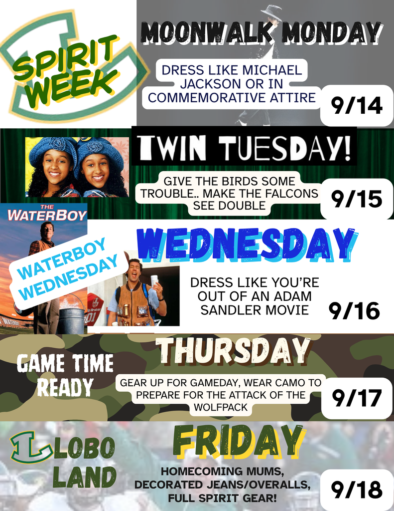 HOCO Spirit Week