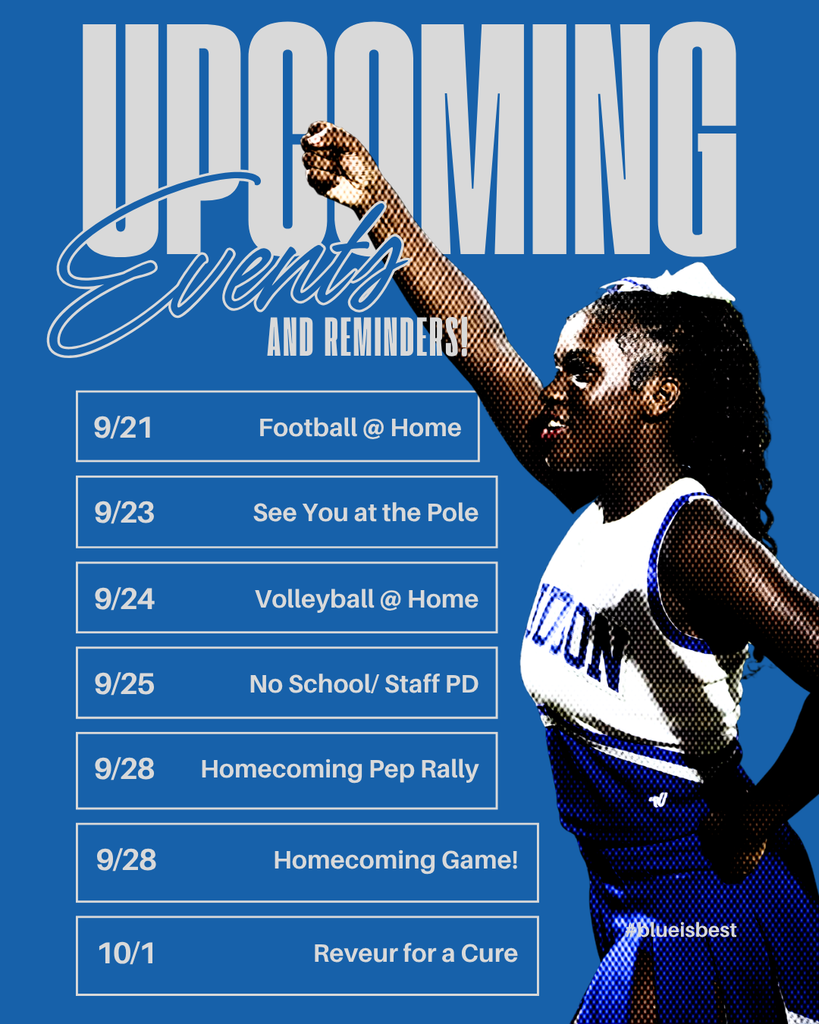 Upcoming Events 9/20
