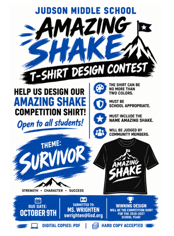 Amazing Shake T Shirt Competition