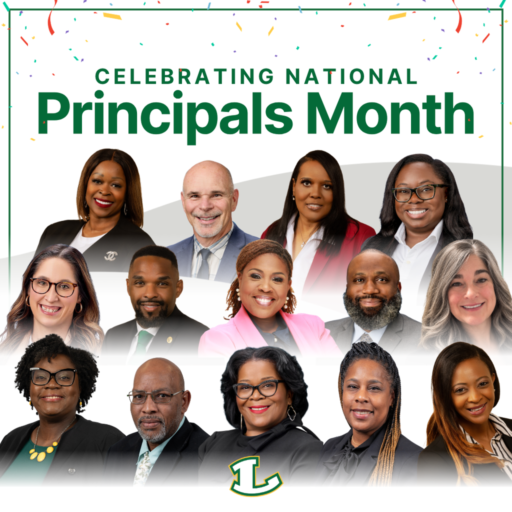 National Principals Month with a collage of their photos