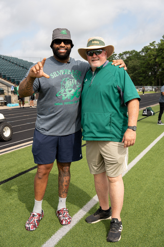 Williams with Coach King