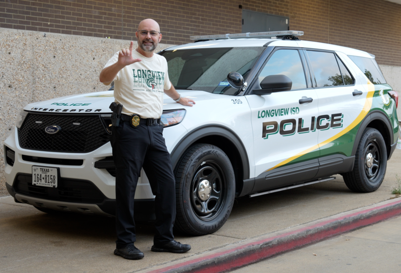 Kemper with police car