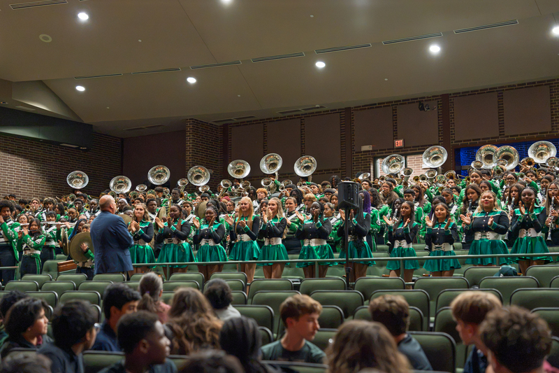 Band performing