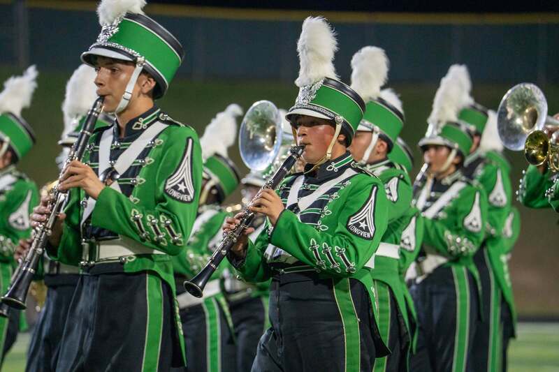 band performing on the field