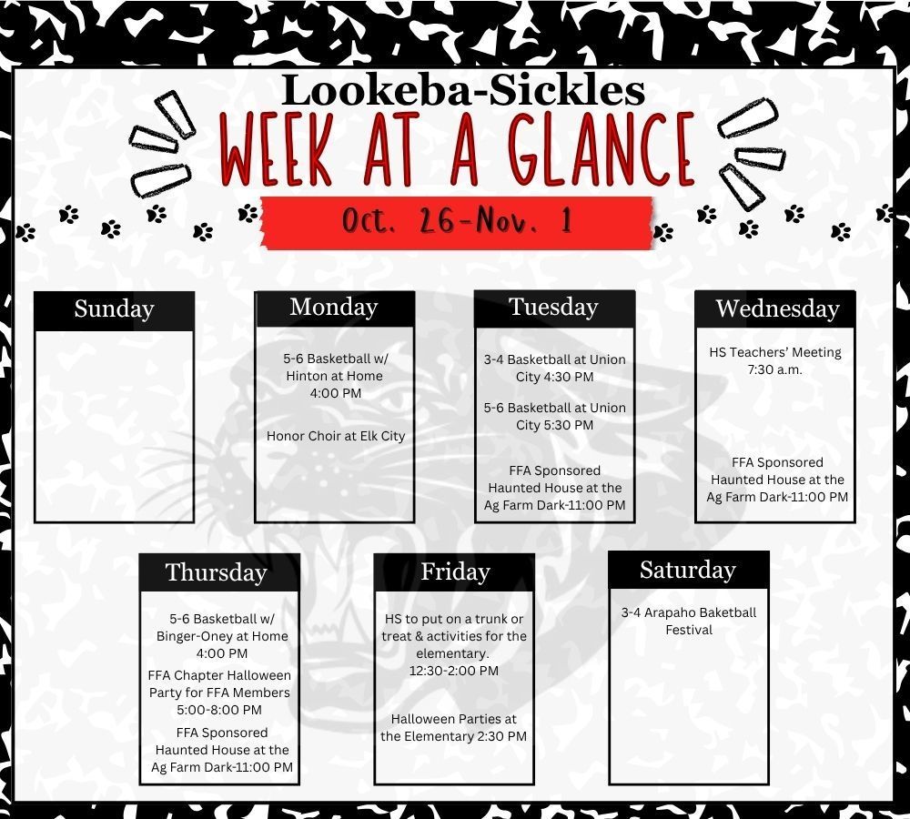 Week at a Glance