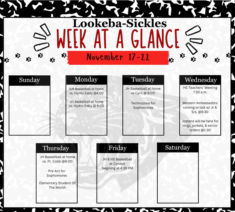 Week at a Glance