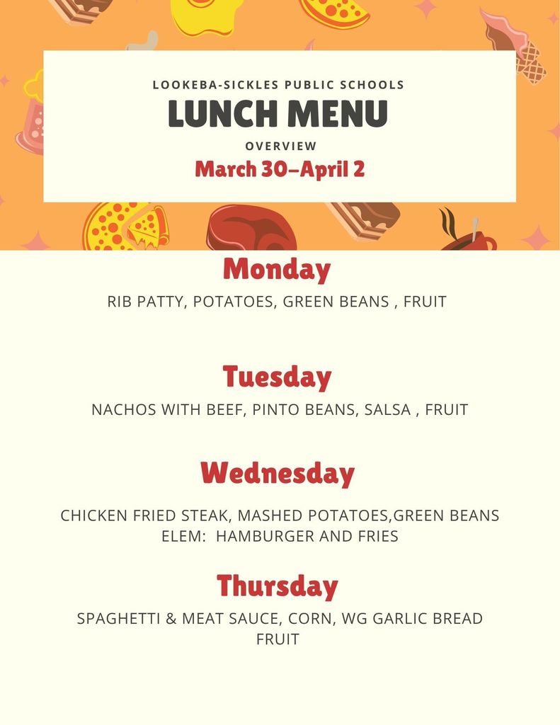 Lunch Menu