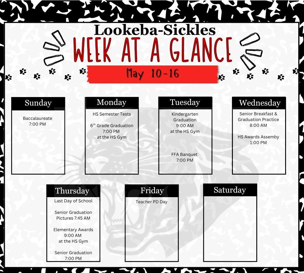 Week at a Glance