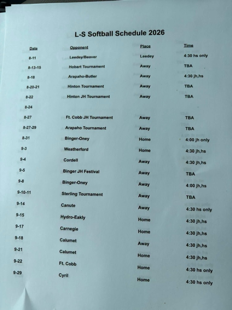 fall softball 