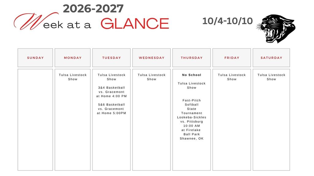 Week at a Glance