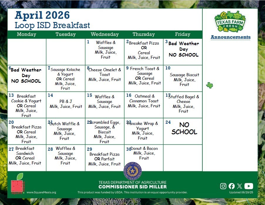 April 2026 Breakfast