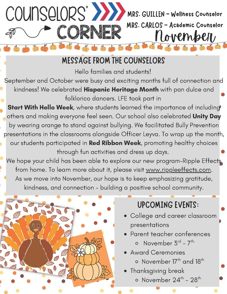 Counselors' corner newsletter 