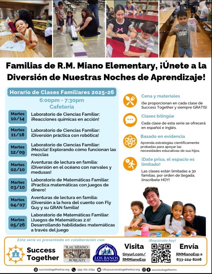 Family Classes Spanish