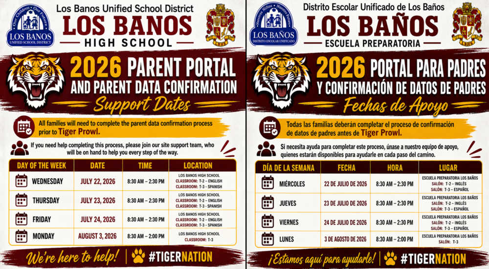 Parent Data Confirmation