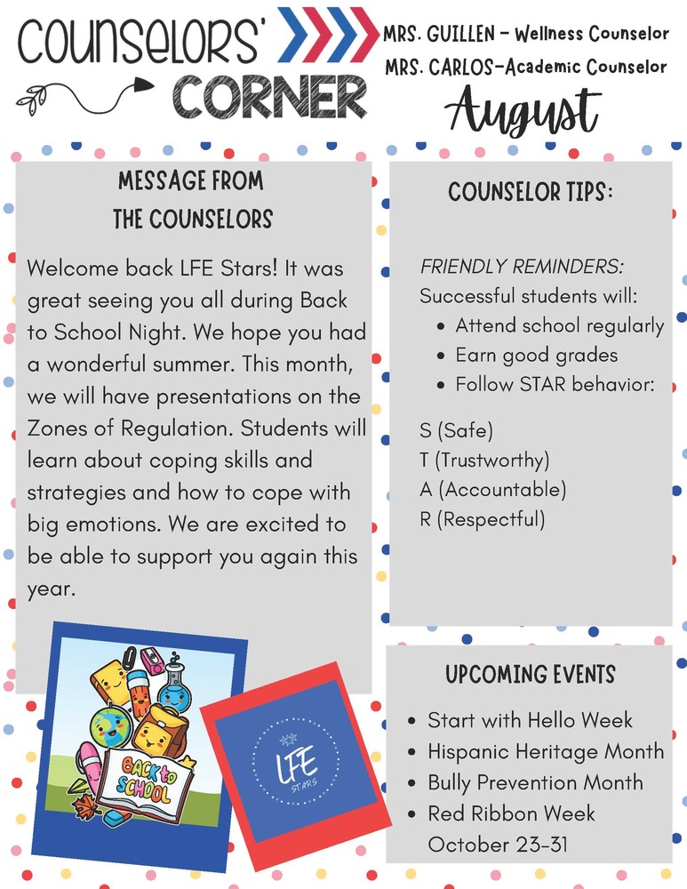 Counselor Corner Newsletter