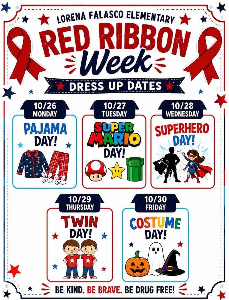 Red Ribbon Week dress up days
