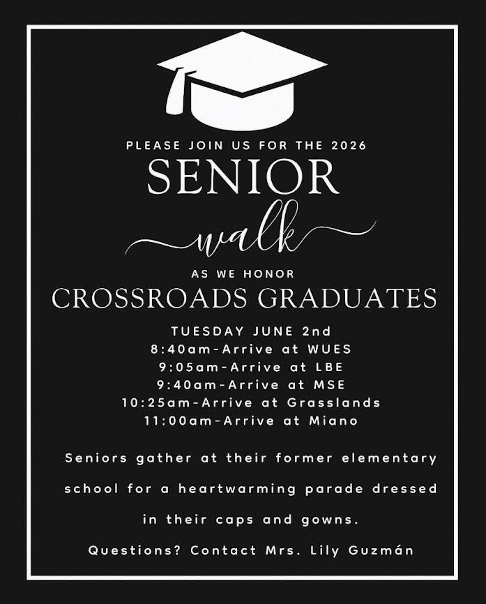 🎓 2026 Senior Walk – Crossroads Graduates 🎓