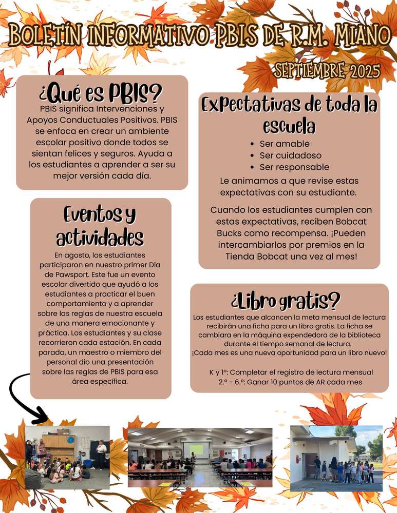 PBIS News spanish