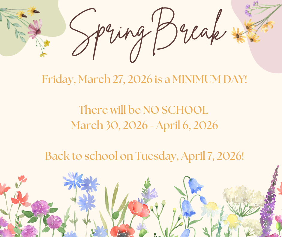 Spring break info English