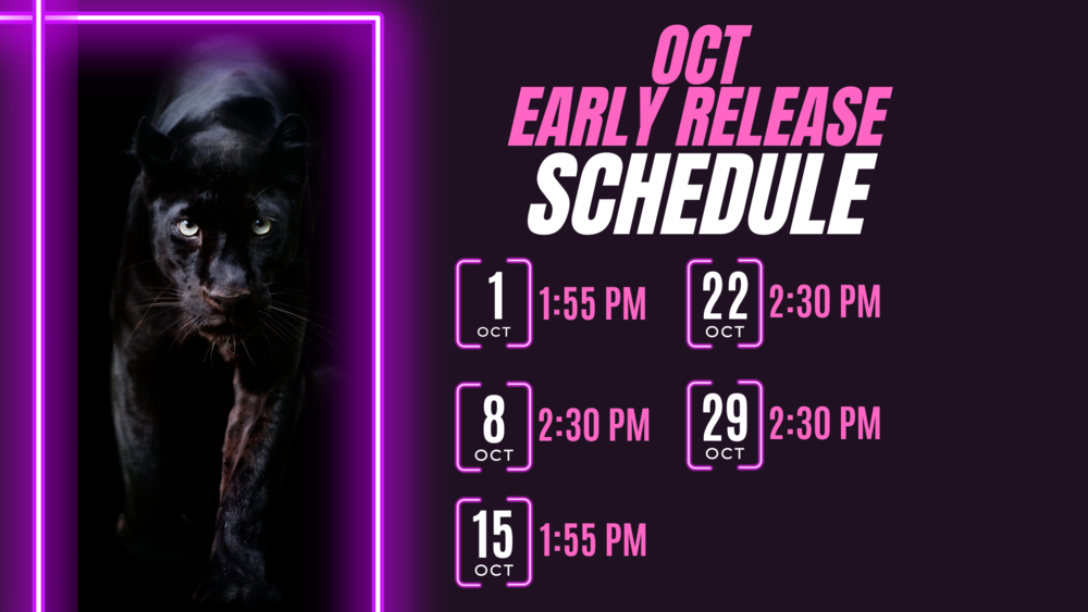october early release schedule