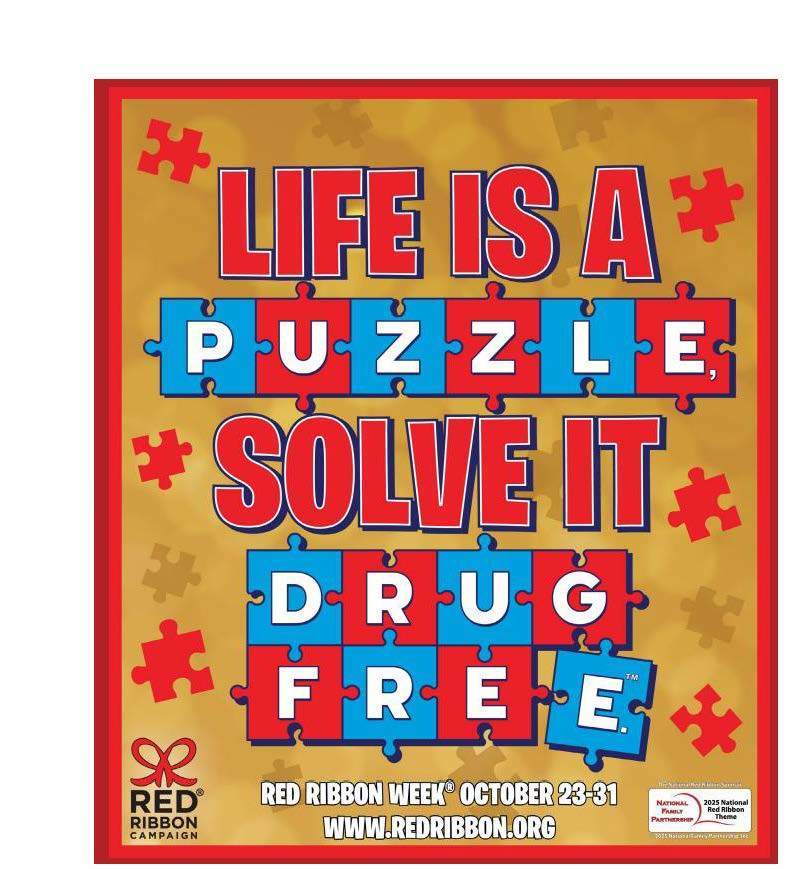 Life is a puzzle solve it drug free