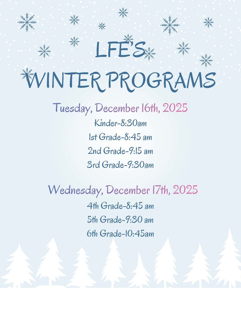 LFE Winter Programs