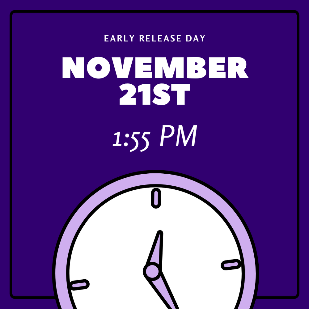 early release day november 21st at 1:55 pm