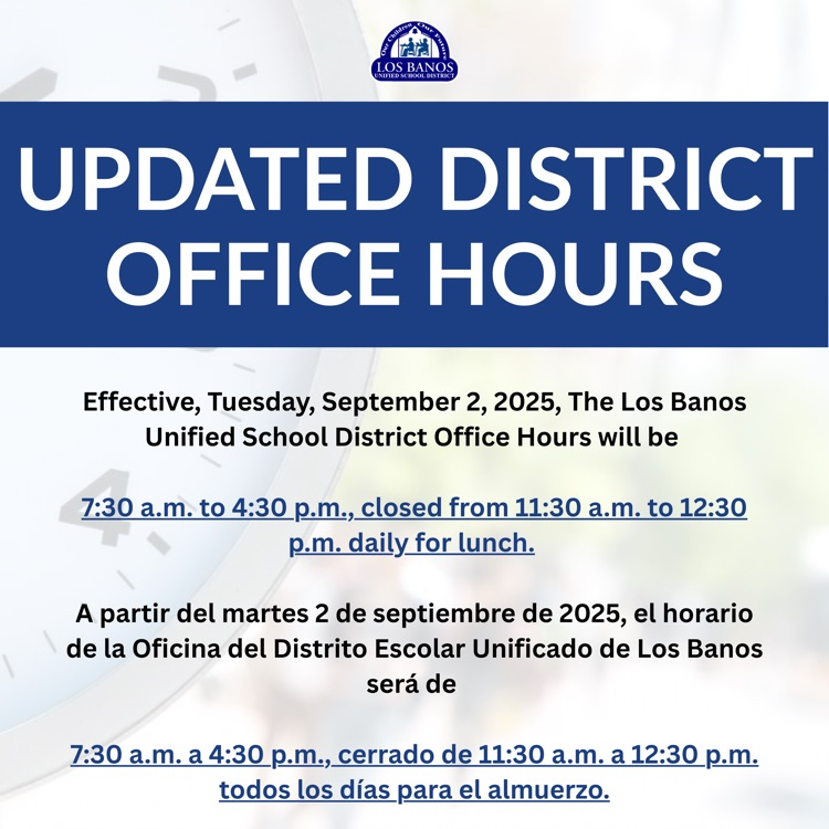Updated LBUSD Office Hours