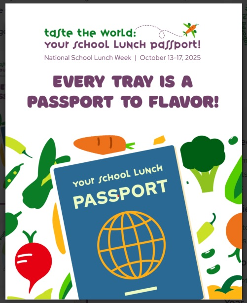 🎉 National School Lunch Week kicks off next week!