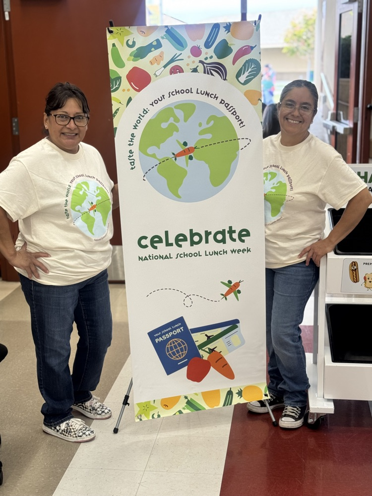 National School Lunch Week is here! Let’s celebrate good food and even better fuel for learning! 🎉 #TasteTheWorld #SchoolLunchWeek #LosBanosUSD