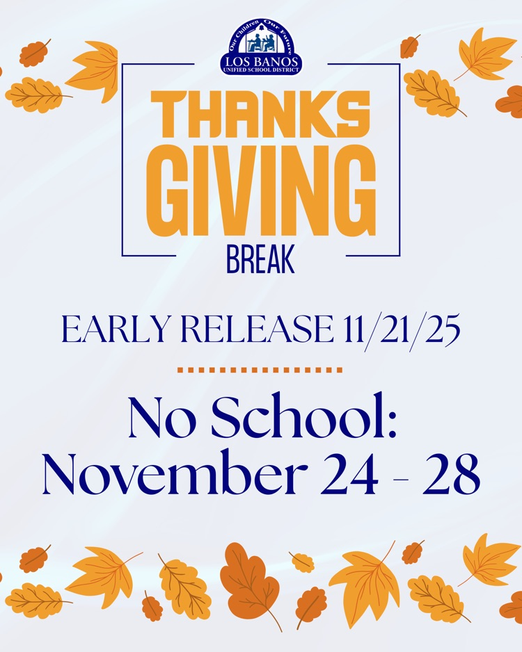 LBUSD Thanksgiving Break Dates, No School November 24-28, 2025