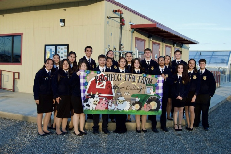 Yesterday, we proudly celebrated the ribbon cutting for Pacheco High School’s new Ag classroom and farm facilities, including a brand new greenhouse!