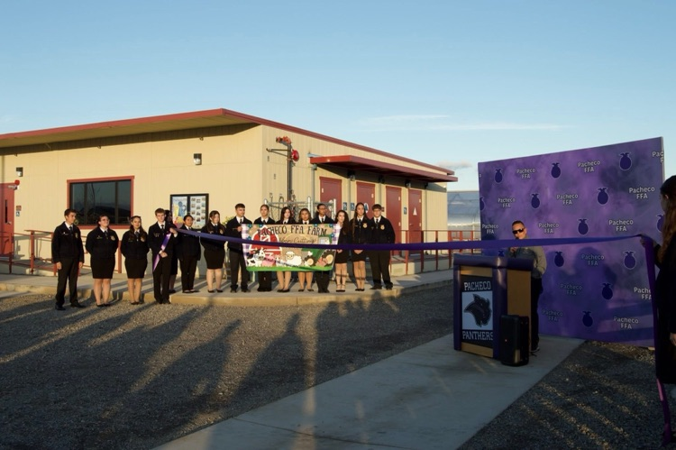 Yesterday, we proudly celebrated the ribbon cutting for Pacheco High School’s new Ag classroom and farm facilities, including a brand new greenhouse!