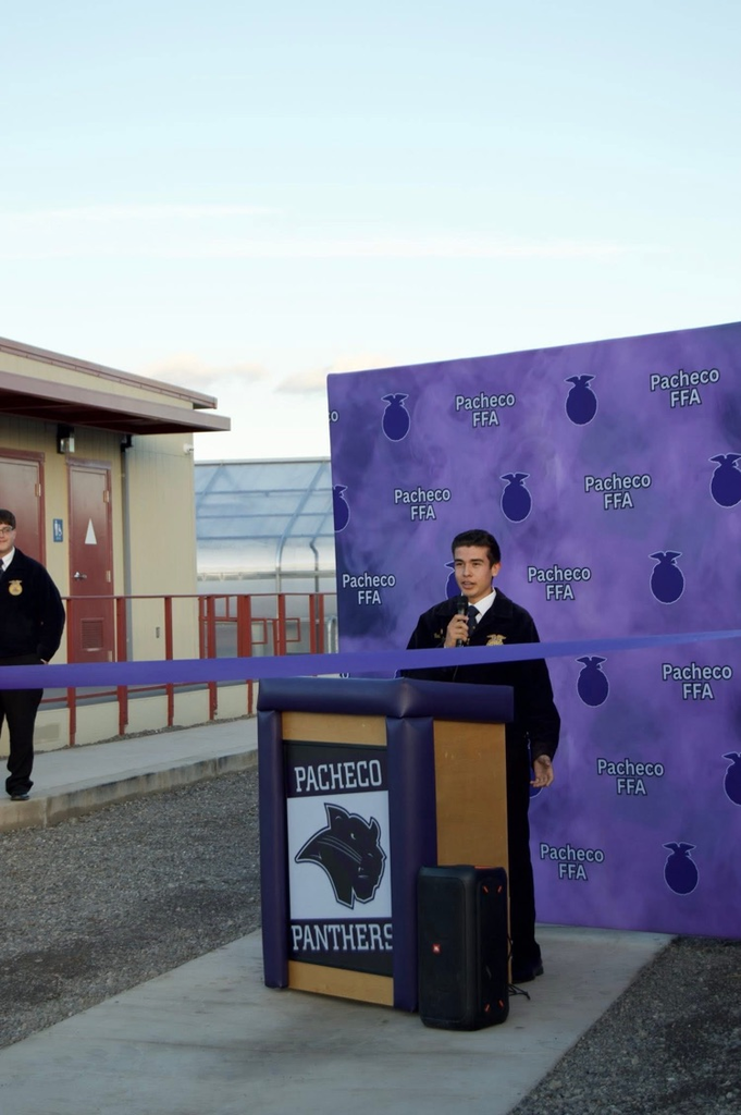 Yesterday, we proudly celebrated the ribbon cutting for Pacheco High School’s new Ag classroom and farm facilities, including a brand new greenhouse!