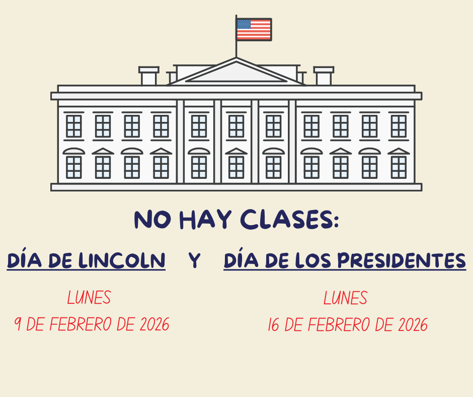 Holidays in February flyer-Spanish